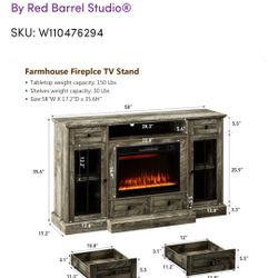 Fireplace TV Stand