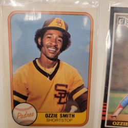 Ozzie Smith Baseball Card Collection