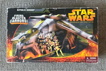 Star Wars ROTS Clone Republic Gunship Sealed
