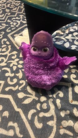 Purple plush toy