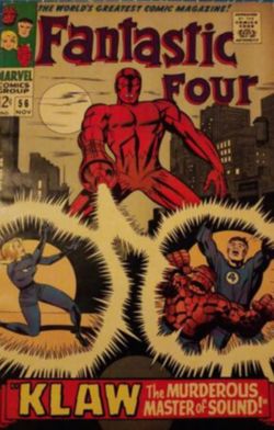 Fantastic Four #56 Comic KLAW Good Condition