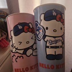 Dodgers HELLO KITTY CUPS