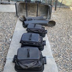 Triple Bagger For Riding Lawnmower 