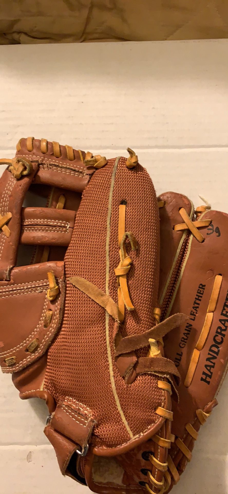 Macgregor handcrafted deep grip pocket Rawhide laced BBMESHLX Baseball Glove