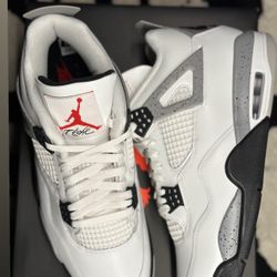Jordan 4 White Cement Sz 12 $300