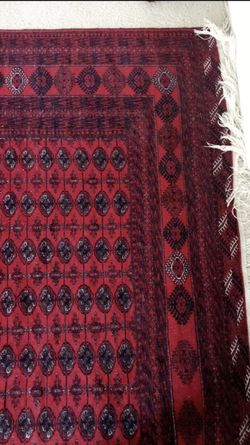 Handmade afghan rug