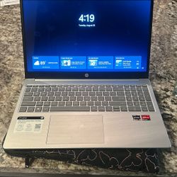 HP 15.6 Inch 8GB Ram Touch Screen Laptop AMD RYZEN 7000 Series