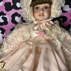 Vintage Porcelain Doll