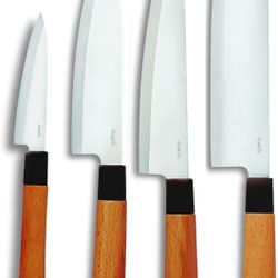 Hiroshi Premium Sushi & Sashimi Knife Set Includes 4 Knives High Carbon