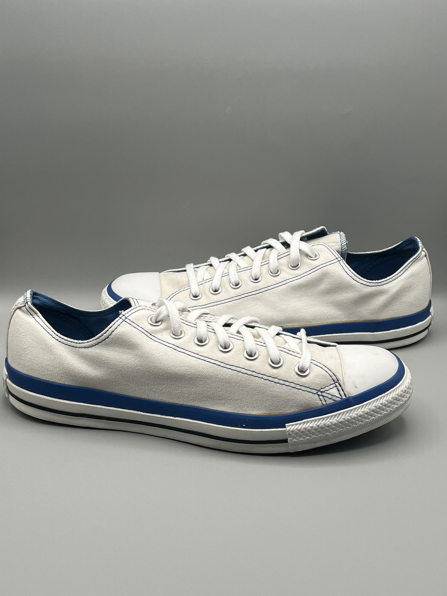 Converse Chuck Taylor All Star Low White Blue - Men’s Size 12 (A0417OF)