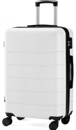 White suitcase