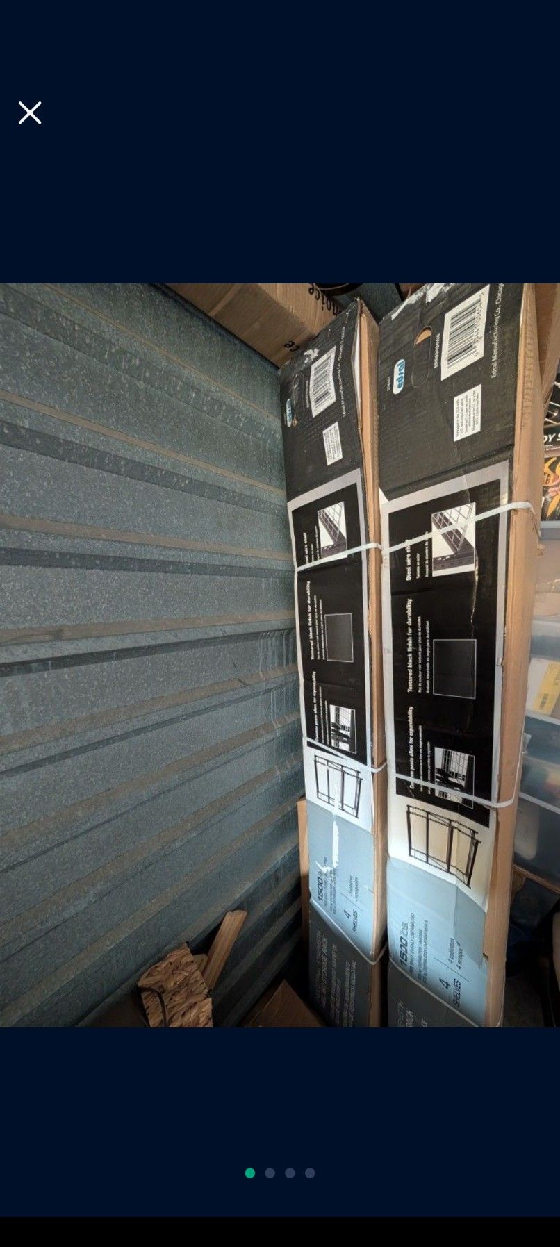 Heavy Duty 4 Shelve Garage Storage Rack ( Only 1 Available)