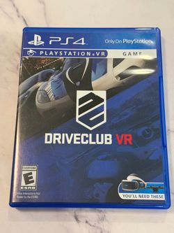 DriveClub VR Sony Playstation PS4