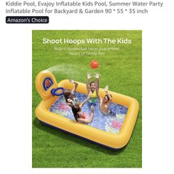 Inflatable Play Center Pool - Classic Basketball 