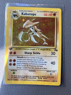1st Edition Holo KABUTOPS!