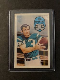 1970 Kellogg’s 3D #59 Don Maynard (NO CRACKS)