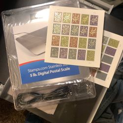 5 Lb Scale And 2 Books Of Stamps 