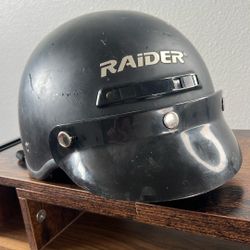 Rader Black Motorcycle Helmet XL 
