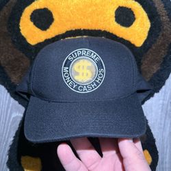 Supreme/Star “Money Cash Hos” Hologram Hat Black