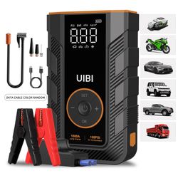 UIBI X3 Car Battery Jumper Starter Portable for 7.5L Gas or 5.5L Diesel Engine