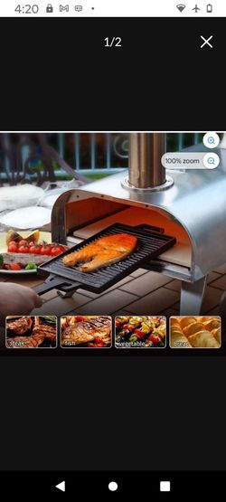Outdoor Stainless Steel Pizza Oven 🆕