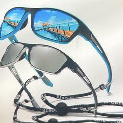 Men’s Sunglasses (Set of 2) - Blue & Grey