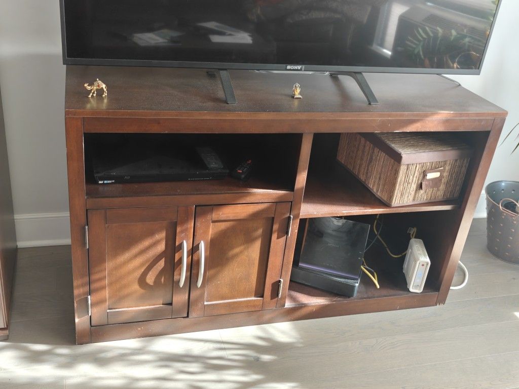 Used Wood TV Console For Sale