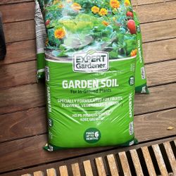 3 Bags of Garden Soil 2 Cu feet