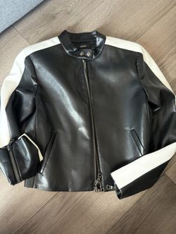 💯 Authentic Alice And Olivia Leather Jacket, Alice And Olivia 