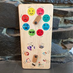 Emotion and Response Wooden Montessori Wheel 