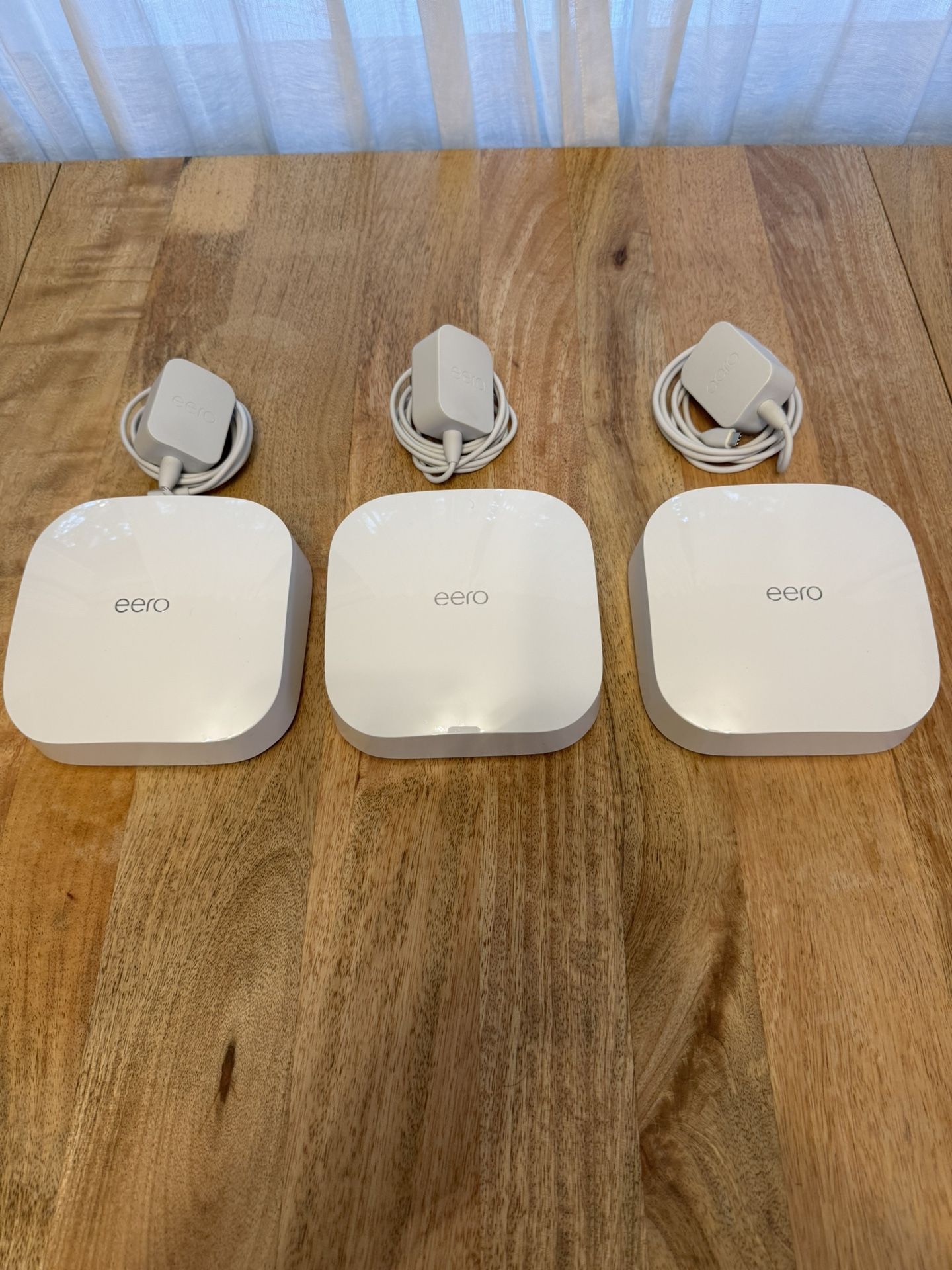 Eero Pro 6 Tri-Band Mesh Wi-Fi System (3-Pack) – Excellent Condition!