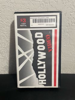 Hollywood Video VHS Clamshell Rental Dead Man Walking