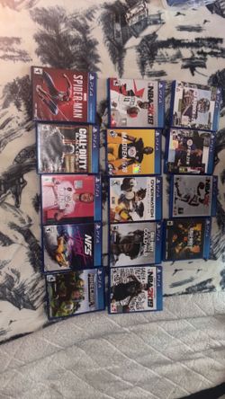 PS4 game lot