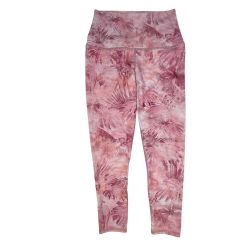 Evolution & Creation Women's Pink Floral Leggings Size M