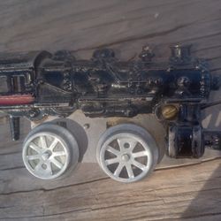 Old wind up train engine