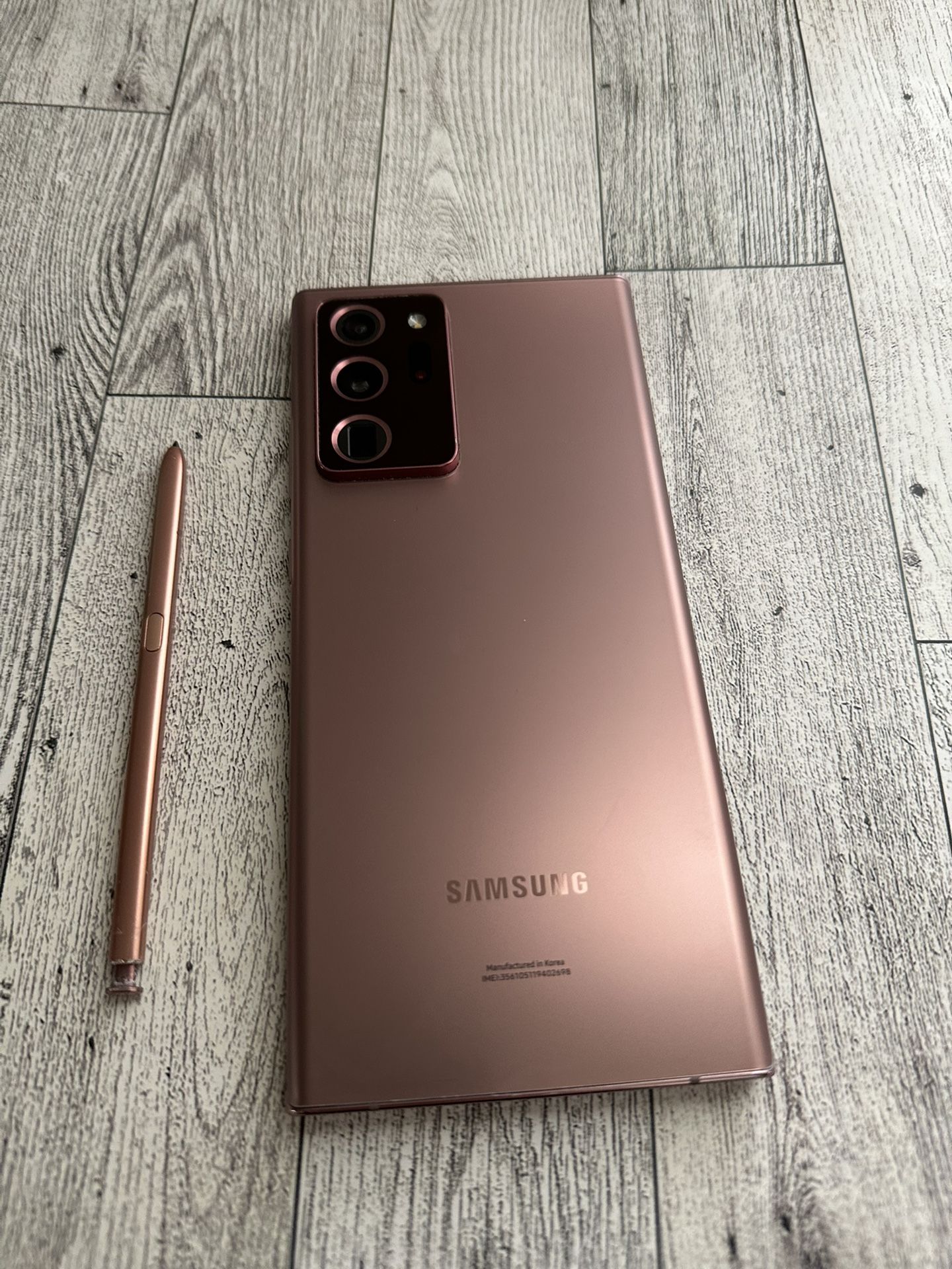Unlocked Samsung Galaxy Note 20 Ultra– Rose Gold (128GB, Excellent 