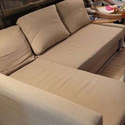 Stylish IKEA FRIHETEN Sleeper Sofa – 3-Seater