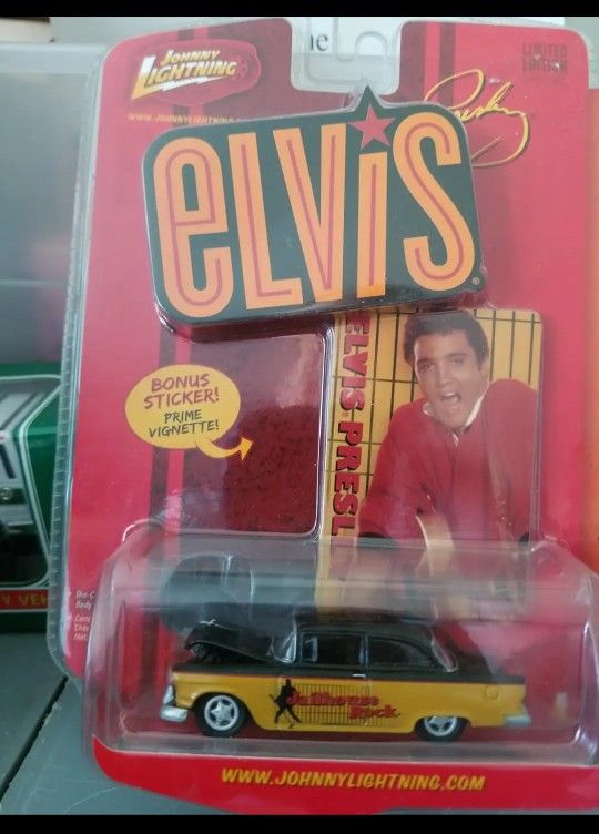 Elvis Preslev Jailhouse Rock 55 Chevy With Bonus Sticker
