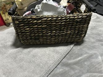 3 WICKER BASKETS 