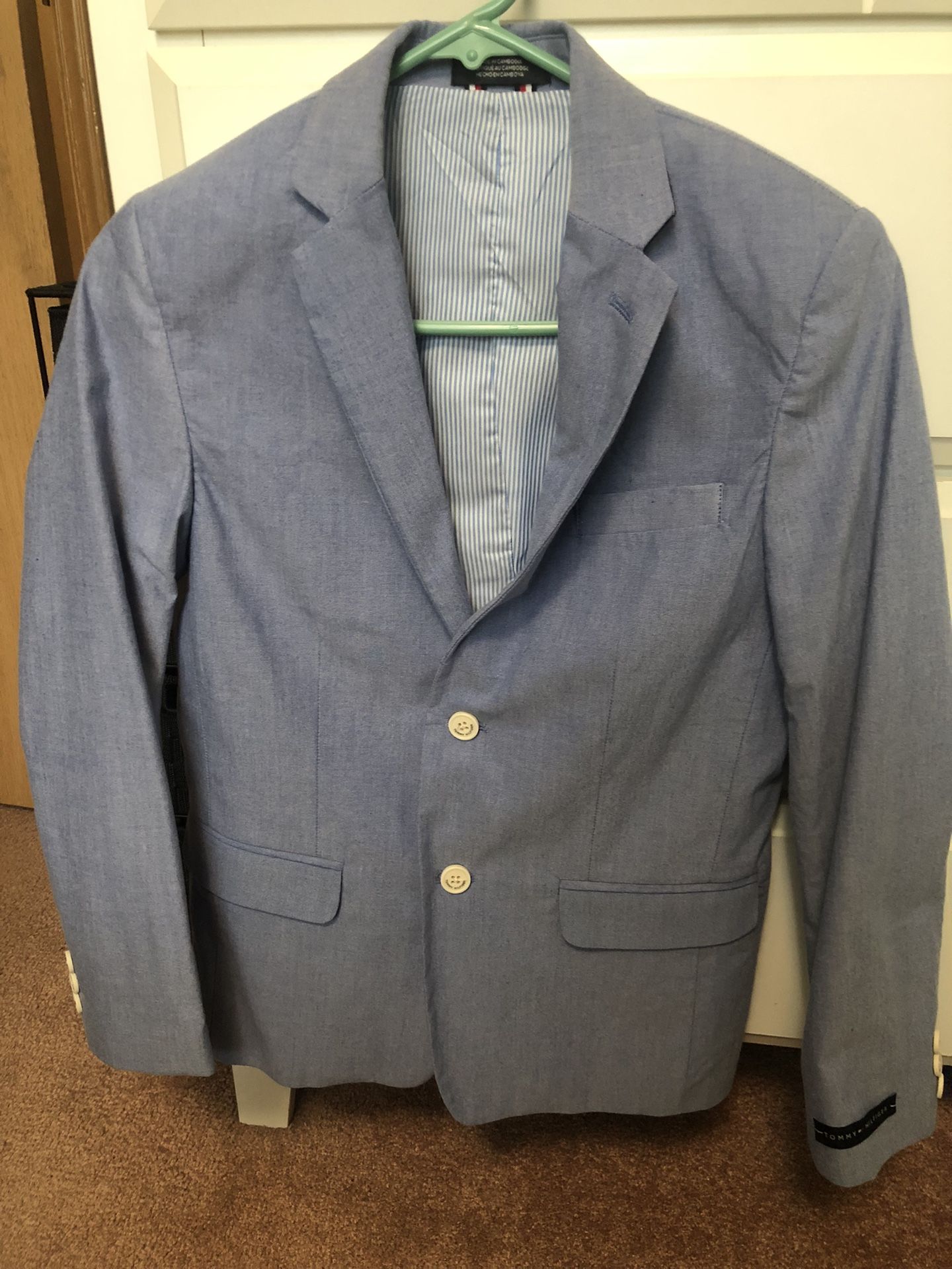 Boys Tommy Hilfiger Size 12 Jacket. Worn Once Only For Photo Shoot.