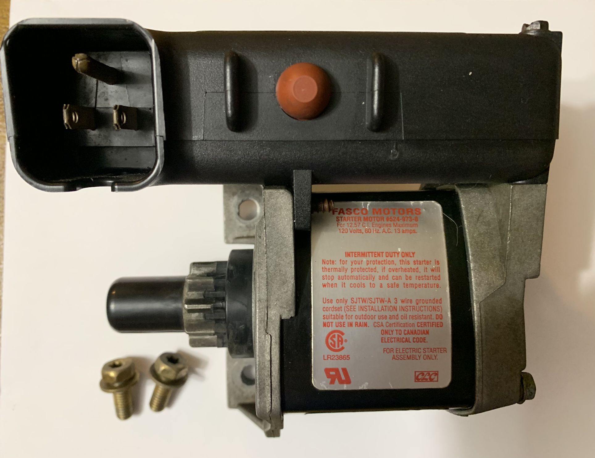 Briggs & Stratton Starter Fasco 524-973-0