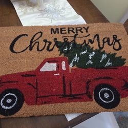 Merry Christmas coir doormat (New)