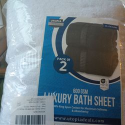 New utopia bath sheets