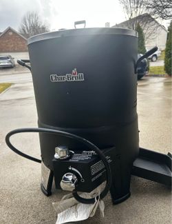 "CHAR-BROIL TRU-INFARED OIL-LESS LARGE TURKEY & CHICKEN FRYER"