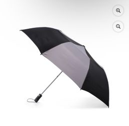 Canopy Golf Umbrella with Sunguard (Black & Gray)