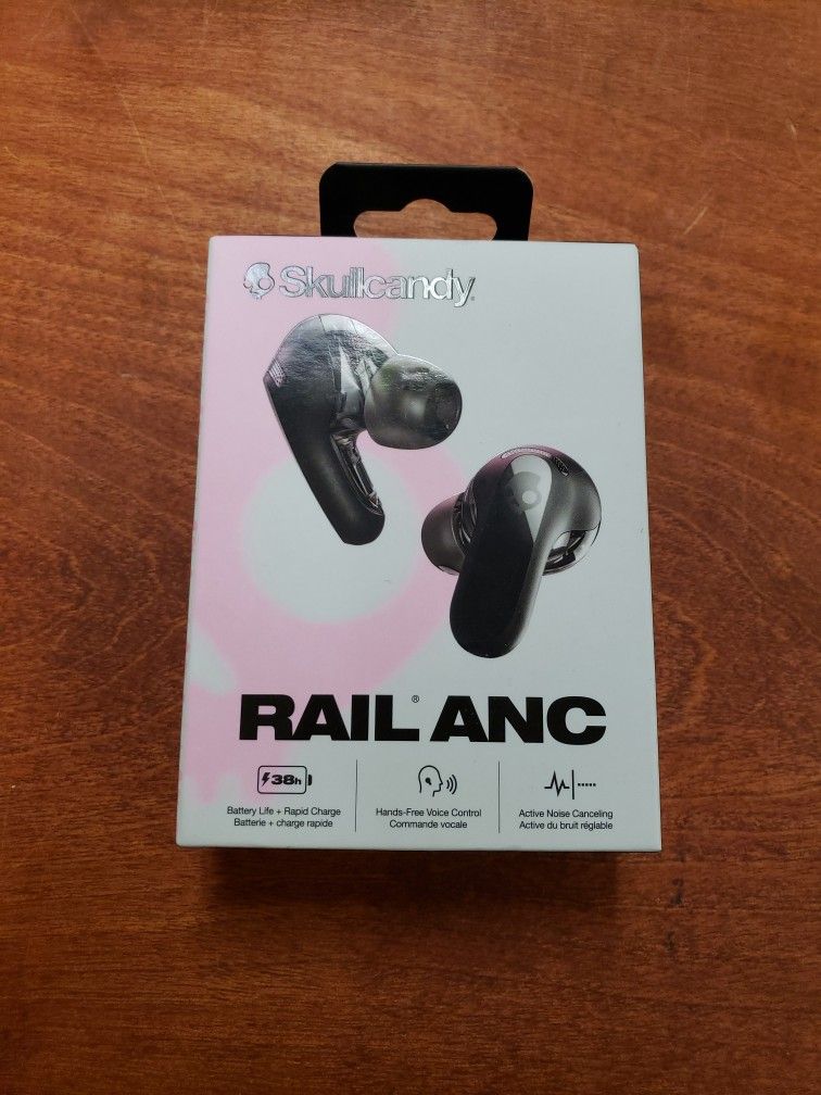 NEW Skullcandy Rail Anc Noise Canceling Wireless Ear Buds