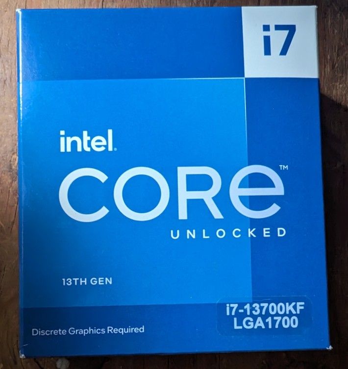 Intel core i7- 13700KF 13th gen