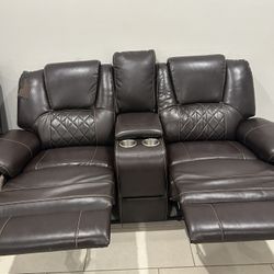 Leather couches