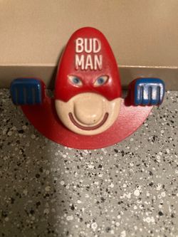 Vintage Bud Man Mirror Topper