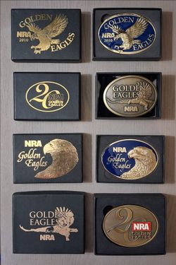 NRA Commemorative Belt Buckles